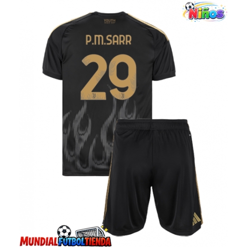 Camiseta Juventus Pape Matar Sarr #29 Tercera Equipación Replica 2026-27 para niños mangas cortas (+ Pantalones cortos)